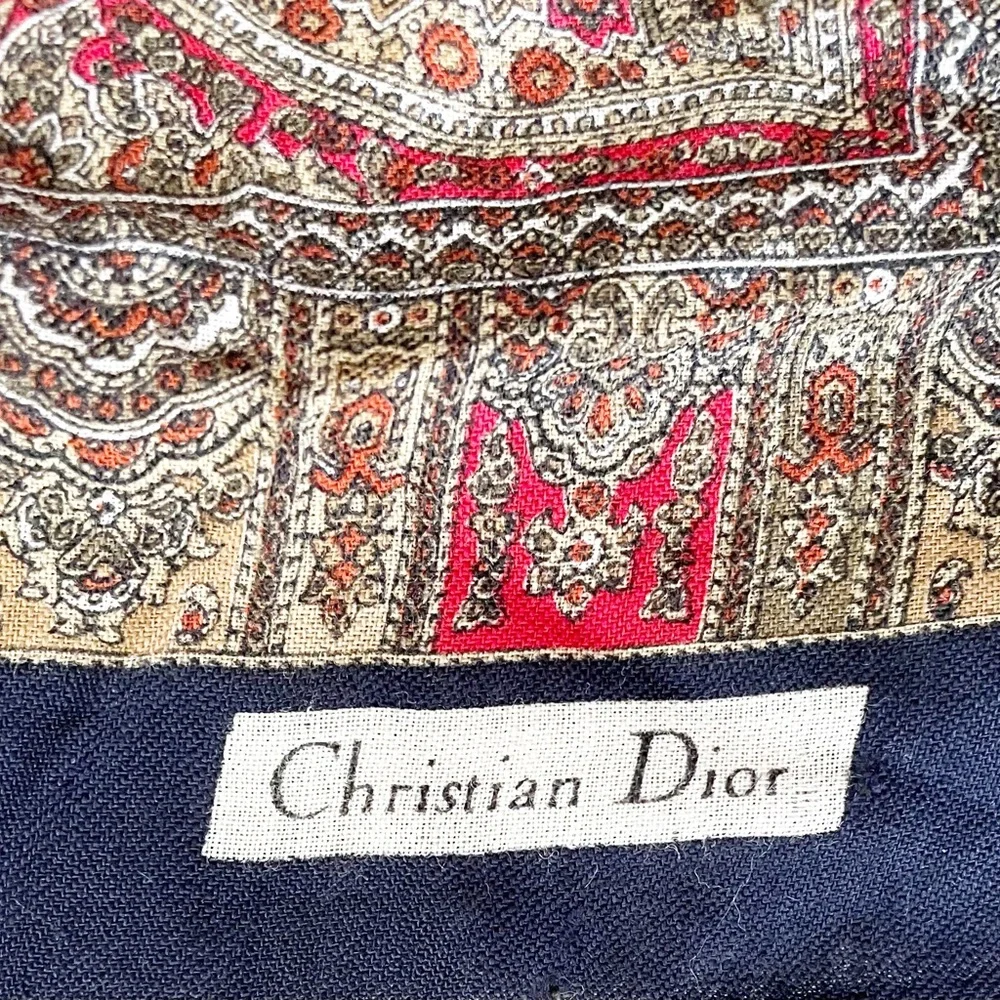Christian Dior Paisley Scarf
